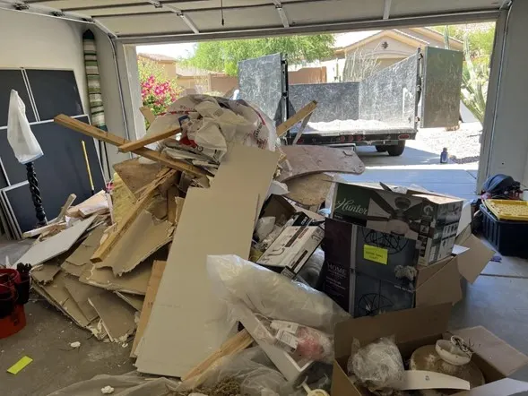 Construction Cleanup Made Easy: Around Town Junk Removal in Phoenix, AZ — job photo